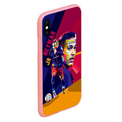 Чехол iPhone XS Max матовый Jr. Neymar, цвет: 3D-баблгам — фото 2