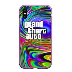 Чехол iPhone XS Max матовый GTA Acid Divorces