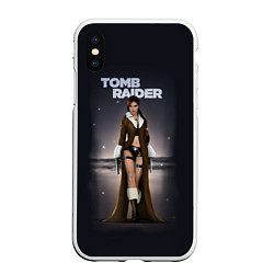 Чехол iPhone XS Max матовый TOMB RAIDER