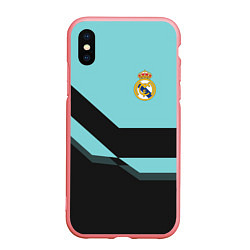 Чехол iPhone XS Max матовый Real Madrid 2018 1