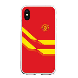 Чехол iPhone XS Max матовый Manchester United 3