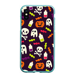 Чехол iPhone XS Max матовый Halloween