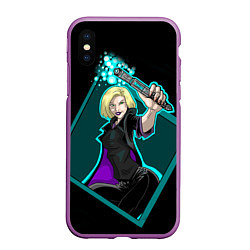 Чехол iPhone XS Max матовый Blonde