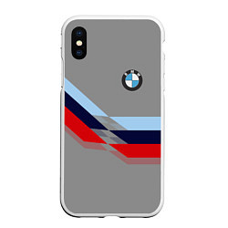 Чехол iPhone XS Max матовый Бмв Bmw 2018 Grey, цвет: 3D-белый