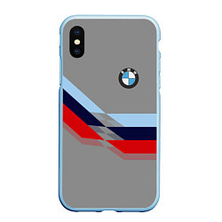 Чехол iPhone XS Max матовый Бмв Bmw 2018 Grey, цвет: 3D-голубой