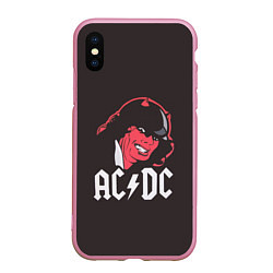 Чехол iPhone XS Max матовый AC/DC Devil