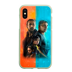 Чехол iPhone XS Max матовый Blade Runner Heroes