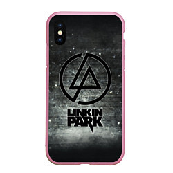 Чехол iPhone XS Max матовый Linkin Park: Wall