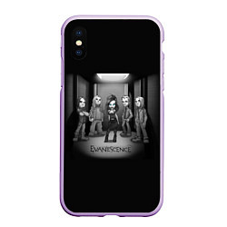 Чехол iPhone XS Max матовый Evanescence Band