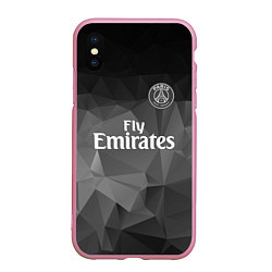 Чехол iPhone XS Max матовый PSG FC: Polygons 2018