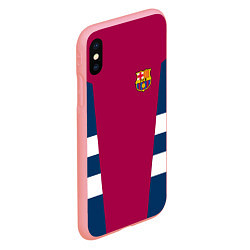 Чехол iPhone XS Max матовый Barcelona FC: Vintage 2018, цвет: 3D-баблгам — фото 2