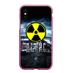 Чехол iPhone XS Max матовый S.T.A.L.K.E.R: Денис