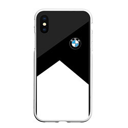 Чехол iPhone XS Max матовый BMW 2018 SportWear 3, цвет: 3D-белый