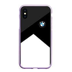 Чехол iPhone XS Max матовый BMW 2018 SportWear 3, цвет: 3D-сиреневый