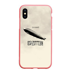 Чехол iPhone XS Max матовый Led Zeppelin: Fly, цвет: 3D-баблгам