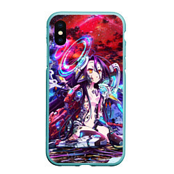 Чехол iPhone XS Max матовый No Game No Life Zero, цвет: 3D-мятный