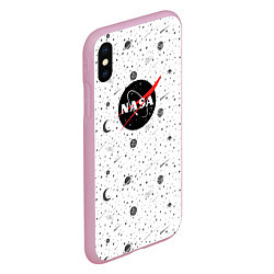 Чехол iPhone XS Max матовый NASA: Moonlight, цвет: 3D-розовый — фото 2