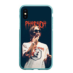 Чехол iPhone XS Max матовый Pharaoh, цвет: 3D-мятный