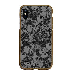Чехол iPhone XS Max матовый Cs:go - DoomKitty Collection 2022, цвет: 3D-коричневый