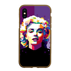 Чехол iPhone XS Max матовый Marilyn Monroe