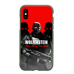 Чехол iPhone XS Max матовый Wolfenstein: The New Order