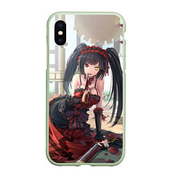 Чехол iPhone XS Max матовый Kurumi Tokisaki