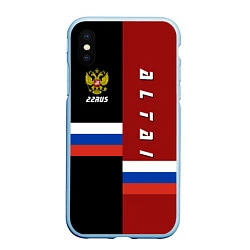 Чехол iPhone XS Max матовый Altai, Russia