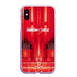 Чехол iPhone XS Max матовый R6S: Red Back