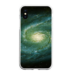 Чехол iPhone XS Max матовый Галактический мир