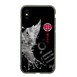 Чехол iPhone XS Max матовый 30 STM: Grey Bird