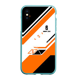 Чехол iPhone XS Max матовый R6S: Asimov Orange Style