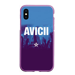 Чехол iPhone XS Max матовый Avicii Star
