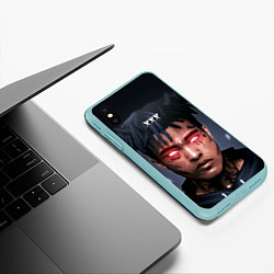 Чехол iPhone XS Max матовый XXXTentacion Demon, цвет: 3D-мятный — фото 2