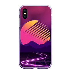 Чехол iPhone XS Max матовый Digital Sun