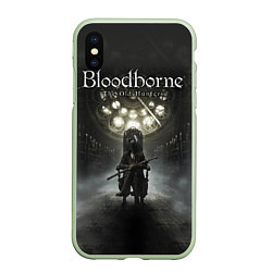 Чехол iPhone XS Max матовый Bloodborne: Shrine, цвет: 3D-салатовый