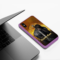 Чехол iPhone XS Max матовый Kingdom Come: Sad Henry, цвет: 3D-фиолетовый — фото 2