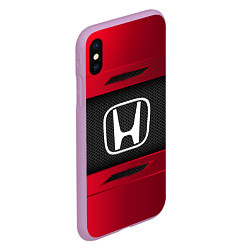 Чехол iPhone XS Max матовый Honda Sport, цвет: 3D-сиреневый — фото 2