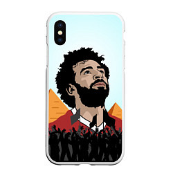 Чехол iPhone XS Max матовый Salah: Egypt King