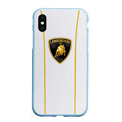 Чехол iPhone XS Max матовый Lamborghini SPORT