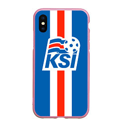 Чехол iPhone XS Max матовый KSI SPORT