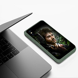 Чехол iPhone XS Max матовый Far Cry 3: Jungle Soldier, цвет: 3D-темно-зеленый — фото 2