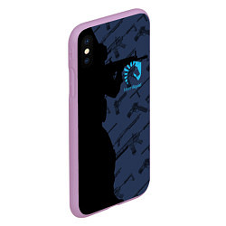 Чехол iPhone XS Max матовый CS:GO Team Liquid, цвет: 3D-сиреневый — фото 2