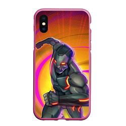 Чехол iPhone XS Max матовый Fortnite Omega