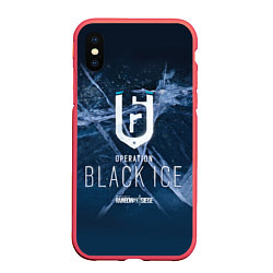 Чехол iPhone XS Max матовый Operation Black Ice