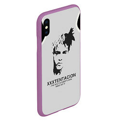Чехол iPhone XS Max матовый XXXTentacion RIP, цвет: 3D-фиолетовый — фото 2