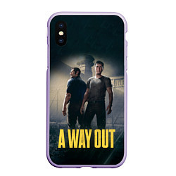 Чехол iPhone XS Max матовый A Way Out