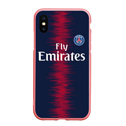 Чехол iPhone XS Max матовый FC PSG: Neymar 18-19