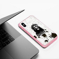 Чехол iPhone XS Max матовый Slipknot Demon, цвет: 3D-баблгам — фото 2