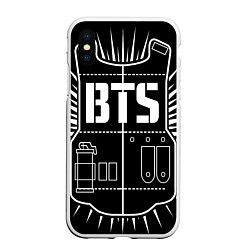 Чехол iPhone XS Max матовый BTS ARMY