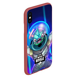 Чехол iPhone XS Max матовый Fortnite Murloc, цвет: 3D-красный — фото 2